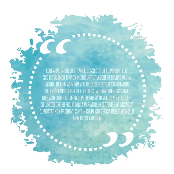 Beyaz zemin üzerine mavi daire alıntı