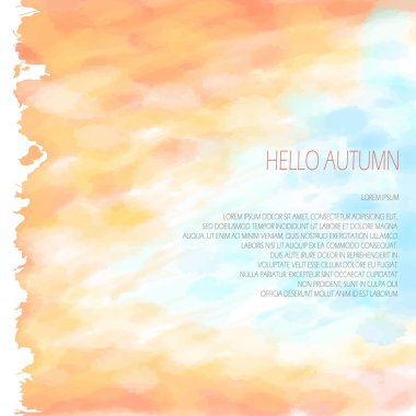 Işık aşk turuncu sarı mavi vintage pastel renkli autu üzerinde