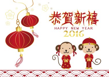 Kırmızı altın arka plan daire fener ile