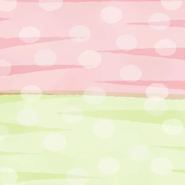 Luz rosa verde colorido amor pastel fondo en San Valentín — Vector de stock