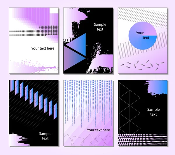 Abstract Background. Geometric shapes and frames for presentation, annual reports, flyers, brochures, leaflets, posters, business cards and document cover pages design. Title sheet template. Stock Illustration