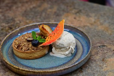 Lezzetli hamur yemeklerinin manzarasını kapat.