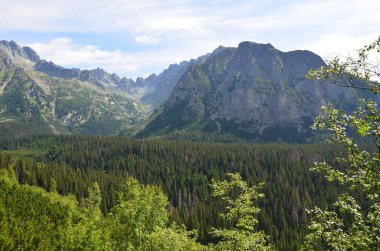 Dağ manzarası, Tatras Ulusal Parkı