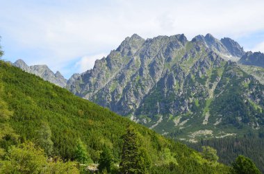 tatra dağları, Polonya - 29 Eylül, 2016: Polonya dağları, Tatra dağları.