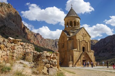 Ortaçağ Noravank manastırda karmaşık Amaghu Vadisi, Ermenistan
