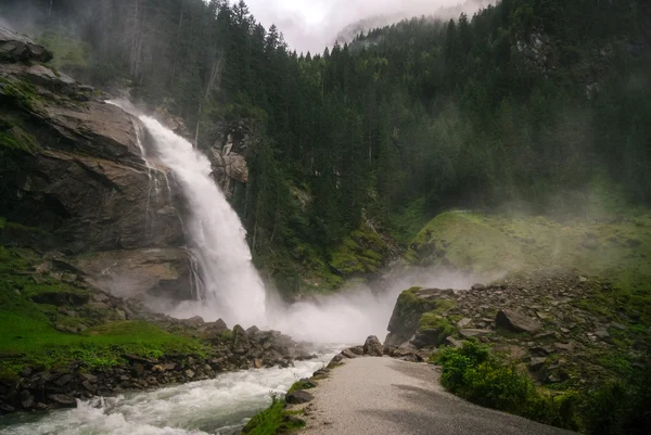 Cascade de Krimmler (Krimml). La plus forte chute en Autriche (Tyrol) - A — Photo