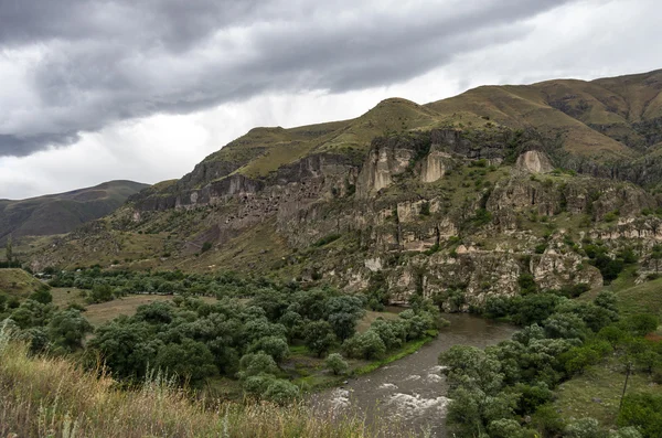 Monasterio cueva Vardzia en Samtskhe-Javakheti región, Georgia —  Fotos de Stock