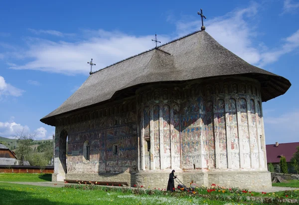 Monastère médiéval moldave de l'humour / Monastère peint de Moldavie — Photo