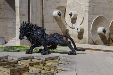 Yerevan, Armenia, September, 14, 2013. Armenian scene: Urban scu