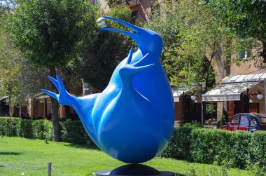 Yerevan, Armenia - September 14, 2013: Bluebird of happiness of 
