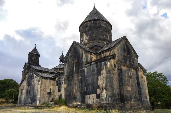 Middeleeuws Tegher klooster complex, op de helling van Aragats Mount Stockfoto