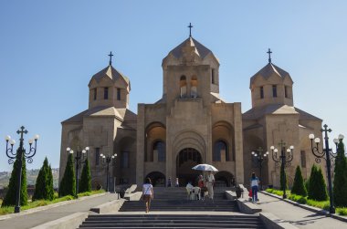 Erivan, Ermenistan - Septembr 14, 2013: Cathedral St. Gregory t