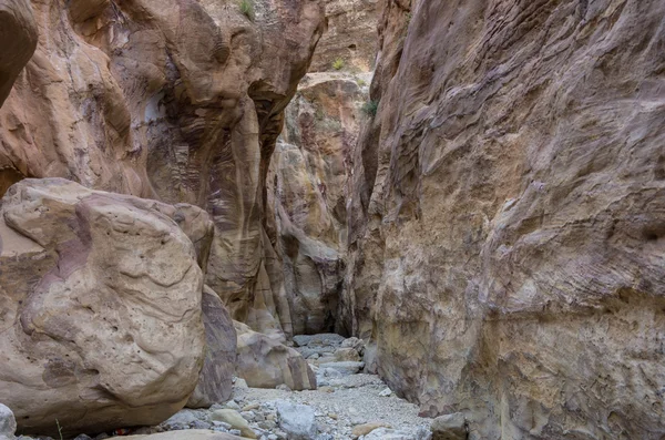 Cañón Wadi Muthlim en Petra, Jorda — Foto de Stock
