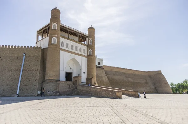 Porta da Fortaleza de Bukhara - A Arca, Uzbequistão. Ásia Central . — Fotografia de Stock