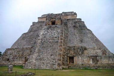 Keops Piramidi Uxmal Yucatan Meksika