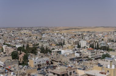 Madaba, Ürdün - 3 Haziran 2016: Şehir cent üzerinde panoramik görünüm