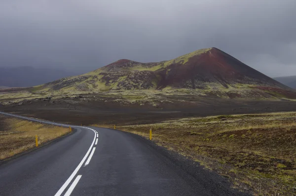 Autopista en Islandia — Foto de Stock