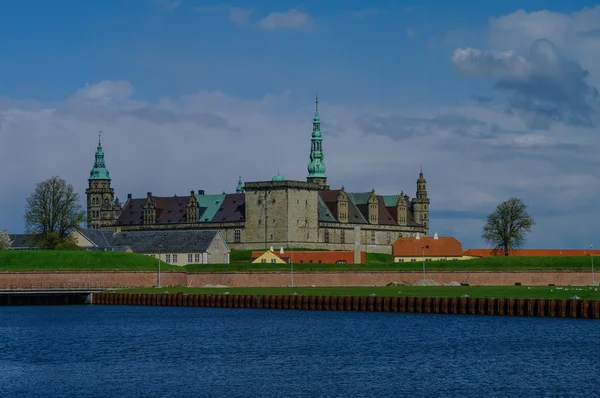 Zamek Kronborg, domu Szekspira Hamlet. Dania — Zdjęcie stockowe