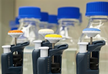 Laboratuvar Pipetler Close-Up