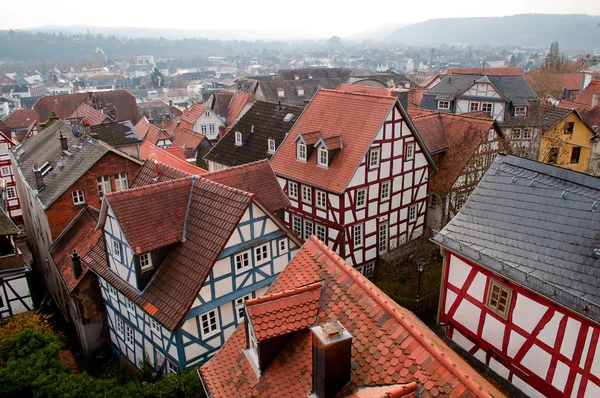 Historyczne centrum Marburg, Niemcy — Zdjęcie stockowe