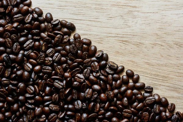 Barna kávé, kávé barna fa háttér — Stock Fotó