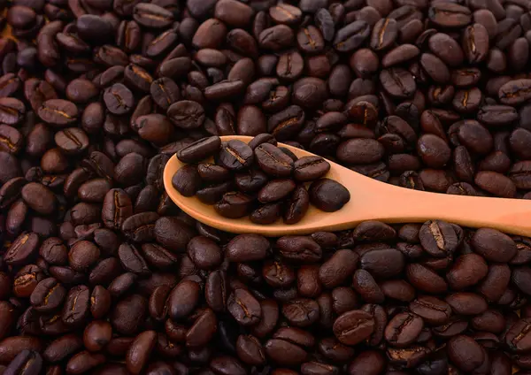ブラウン コーヒー、茶色コーヒー バック グラウンド — ストック写真