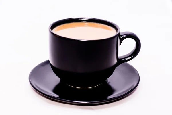 Šálek kávy nad bílým pozadím — Stock fotografie