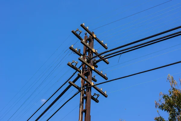 Mavi gökyüzü elektrik sonrası 