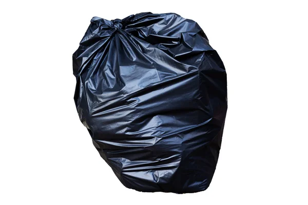 Close up of a garbage bag on white background — Stock Photo, Image