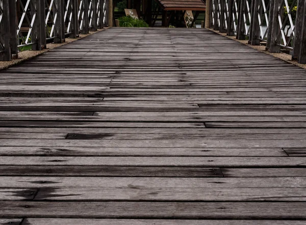 Tło tekstura drewna bridge — Zdjęcie stockowe