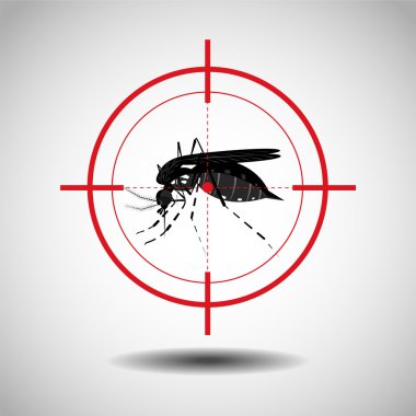 Kill Sivrisinek, düz simgesi tasarım, logo