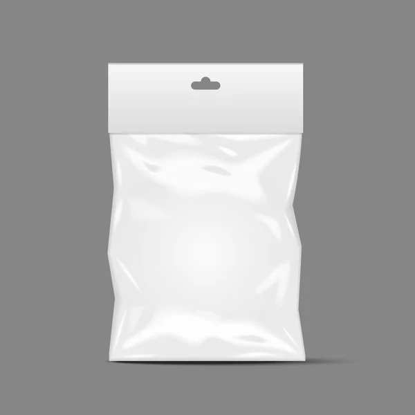 Plastic pack, packaging, 3D, vector — Stock Vector