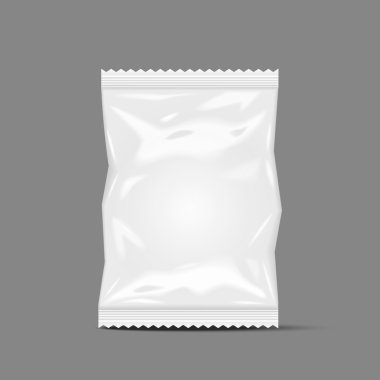 paketi boş gerçekçi vektör, izole, 3d