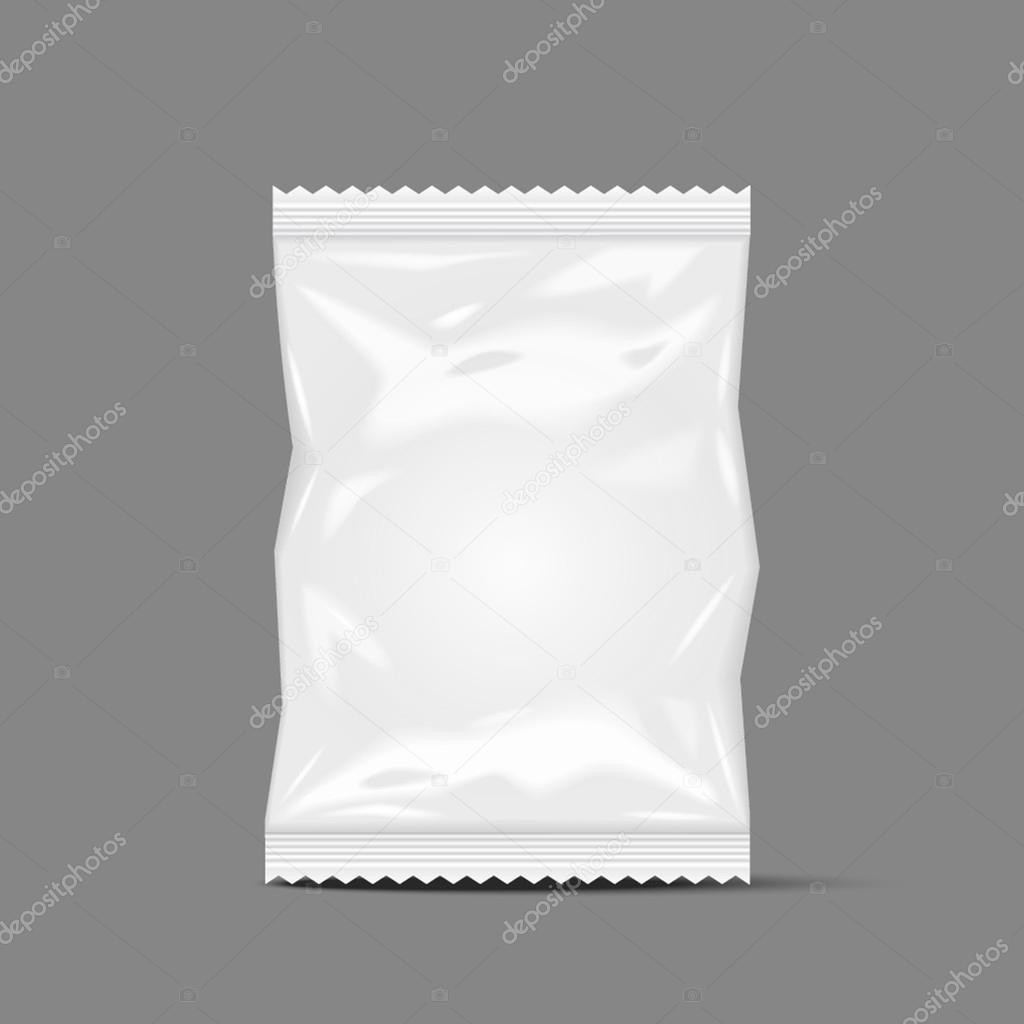 pack blank realistic vector, isolate, 3D