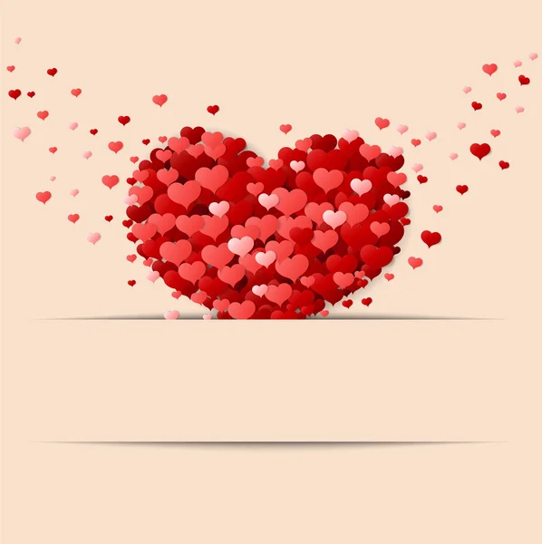 Herz, Liebe, Valentinstag — Stockvektor