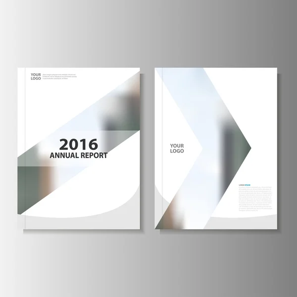 Relazione annuale Grey Vector Brochure Brochure Flyer template design, book cover layout design, Abstract grey presentation templates — Vettoriale Stock