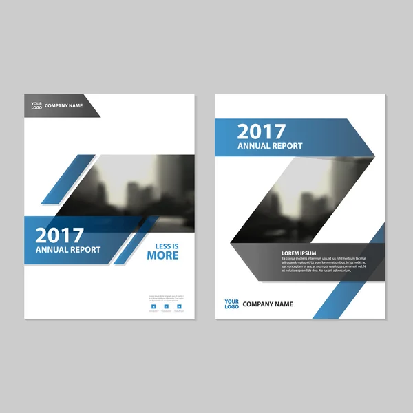 Μπλε διάνυσμα αφηρημένη ετήσια έκθεση Flyer φυλλάδιο οδηγιών χρήσης πρότυπο σχέδιο, βιβλίο σχέδιο του εξωφύλλου διάταξη, αφηρημένη επιχειρηματικό πρότυπο παρουσίασης, σχέδιο μεγέθους Α4 — Διανυσματικό Αρχείο