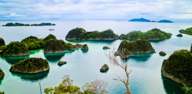 Raja Ampat Adaları 'nın güzel manzarası, Batı Papua, Endonezya