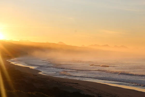 Beautiful morning sunrise at Port Elizabeth beach