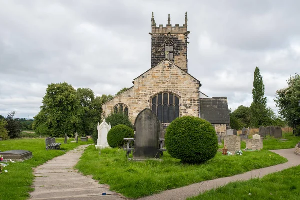 Felkirk West Yorkshire Ηνωμένο Βασίλειο Αυγούστου 2021 Όμορφη Ιστορική Εκκλησία — Φωτογραφία Αρχείου