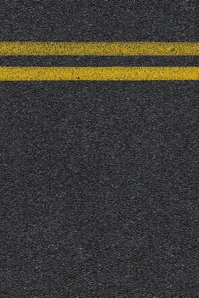 Düzey Asfaltlı yol bölen bir sarı çizgili. Asfalt, en iyi görünüm doku.