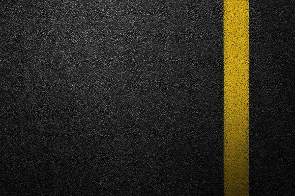 Düzey Asfaltlı yol bölen bir sarı çizgili. Asfalt, en iyi görünüm doku.
