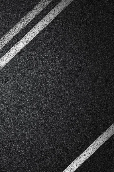 Düzey Asfaltlı yol bölen bir beyaz çizgili. Asfalt, en iyi görünüm doku.