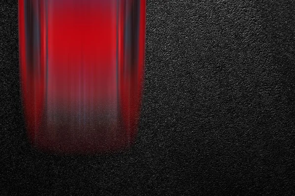 Düz asfalt yol ve yüksek hız ile kırmızı bir araba hareket. Asfalt, en iyi görünüm doku.