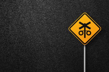 Eşkenar dörtgen bir arka plan asfalt yol iz. Tren. Asfalt, en iyi görünüm doku.