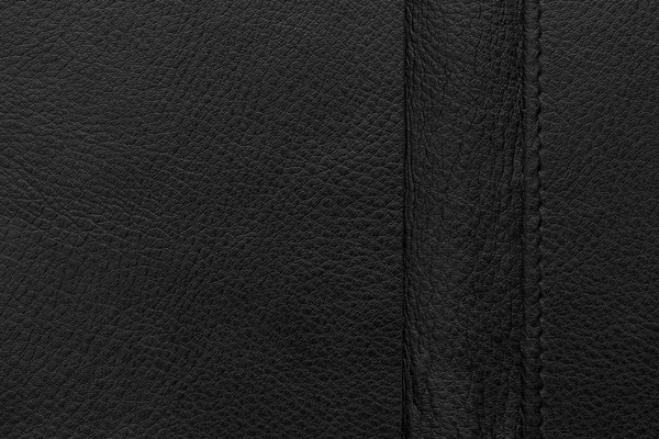 Dikişli siyah deri..