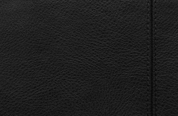 Dikişli siyah deri..