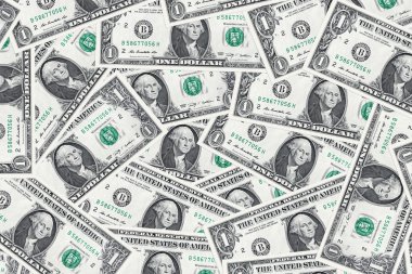 Bir sürü fatura bir Amerikan Doları olarak