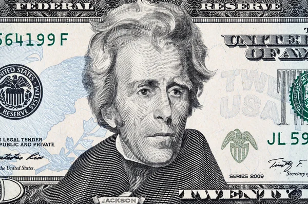 Başkanla banknot 20 dolar