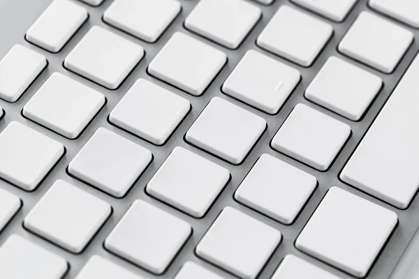 Zilveren computertoetsenbord — Stockfoto